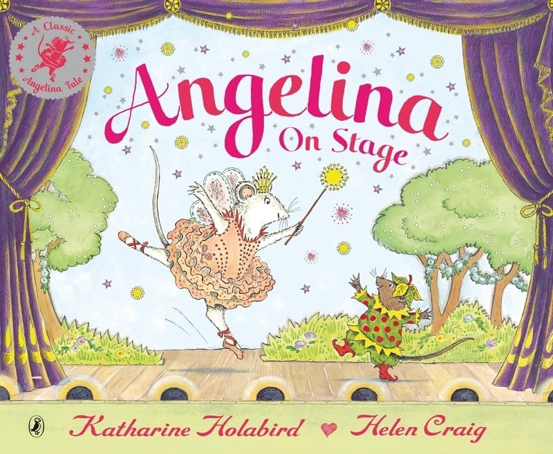 Angelina on Stage (Angelina Ballerina) by Holabird, Katharine Paperback Book TheFREE US DELIVERY | ISBN: 0140568662 | Quality Books