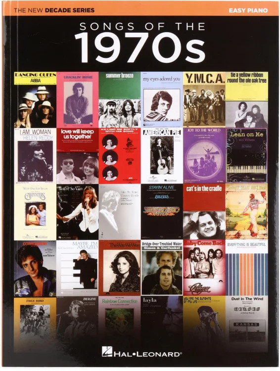 Hal Leonard Songs of the 1970s Easy Piano Songbook