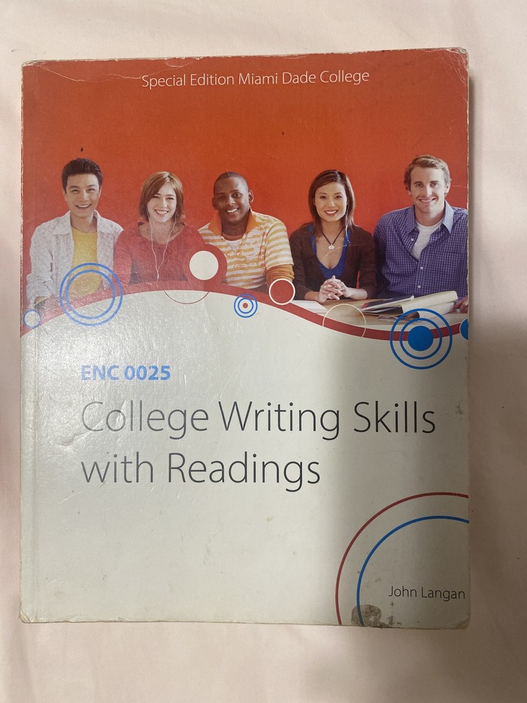 College Writing Skills with Readings ENC 0025 John Langan Textbook