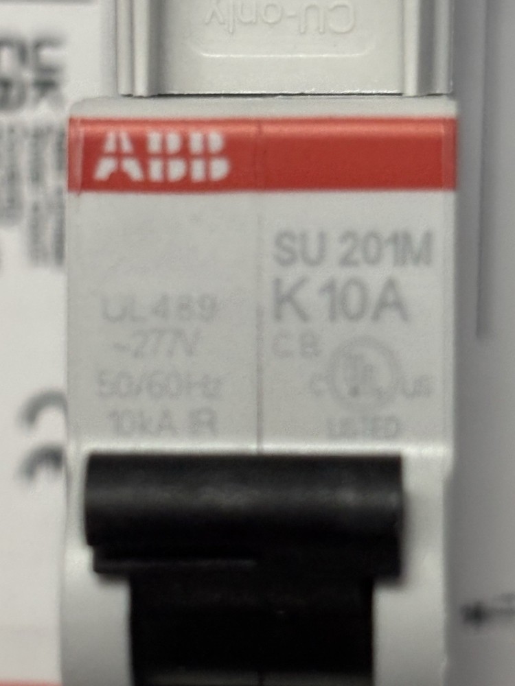 New Abb Su 201M K 10A Circuit Breaker Su 201M-K10  2Cds 271337 R0427