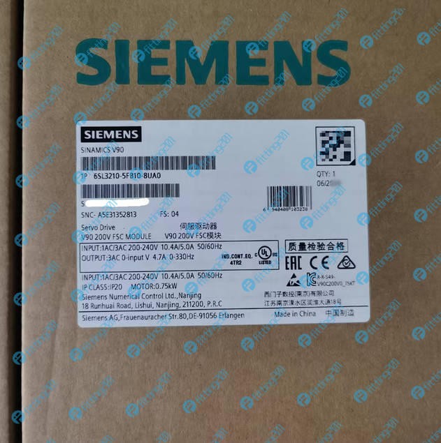 New Siemens V90 servo drive 6SL3210-5FB10-8UA0 0.75kW ONE