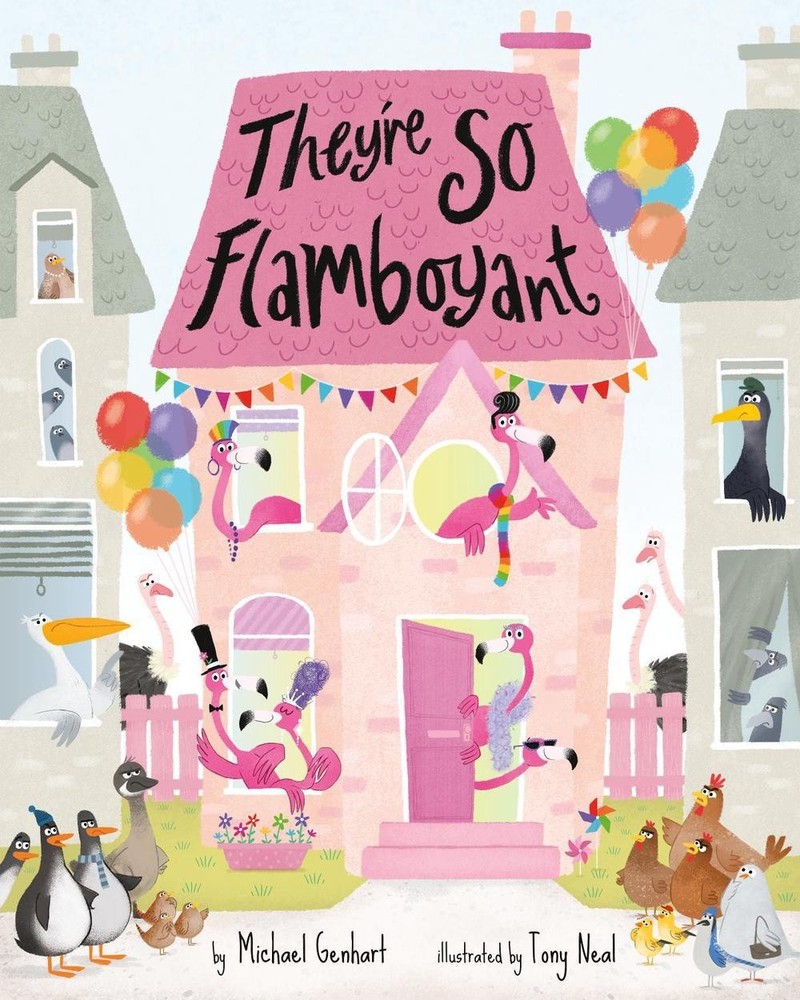 They're So Flamboyant by Michael Genhart (English) Hardcover Book