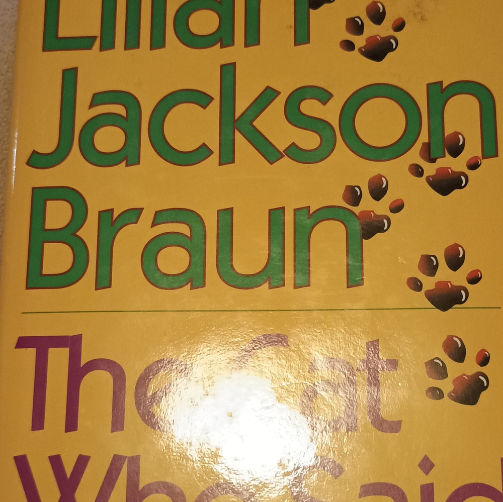 Lilian Jackson Braun The Cat Who Said Cheese Hardcover Mystery w/ Dust Jacket