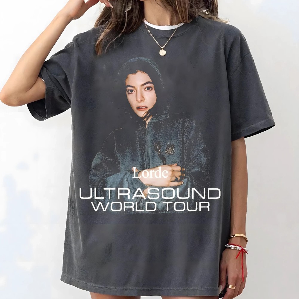 Lorde Tour Merch 2025 Tour Lorde Ultrasound T-Shirt VK07289