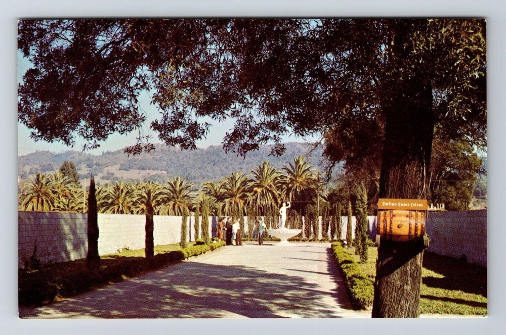 Asti CA-California, Italian Swiss Colony Winery, Vintage Postcard