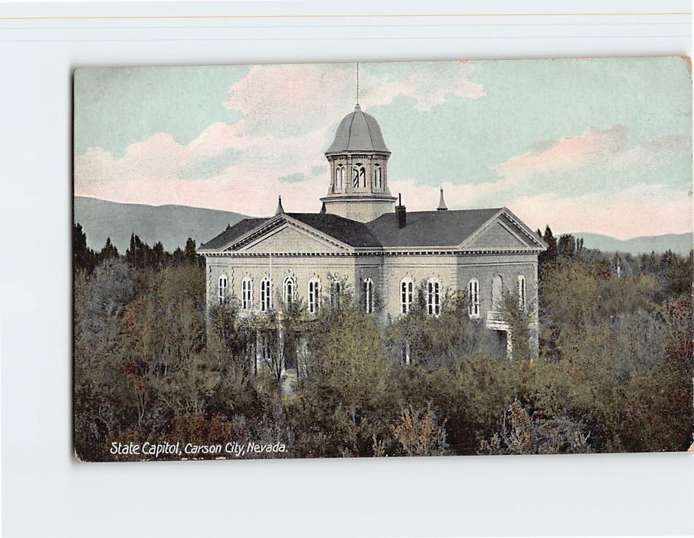 Postcard State Capitol Carson City Nevada USA