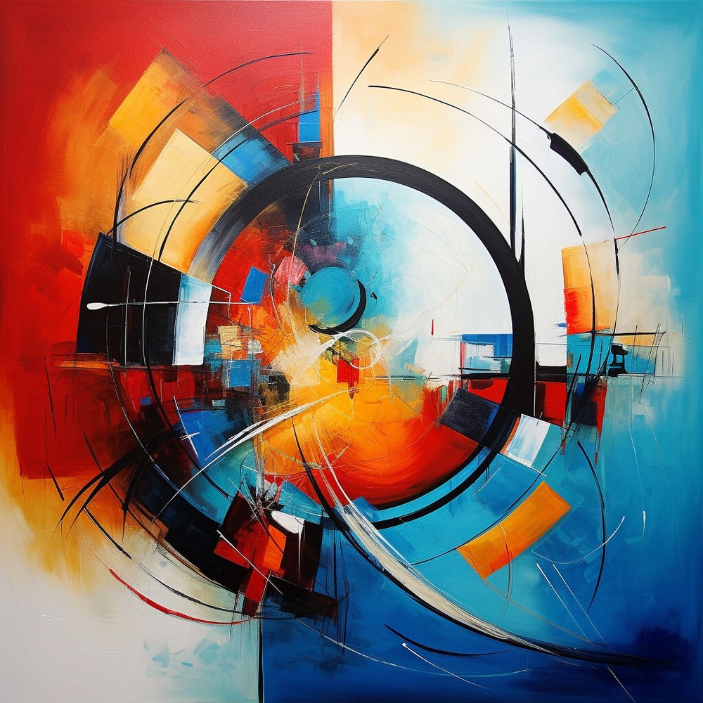 oil painting wall art color abstract texture home decor painting Handmade #273