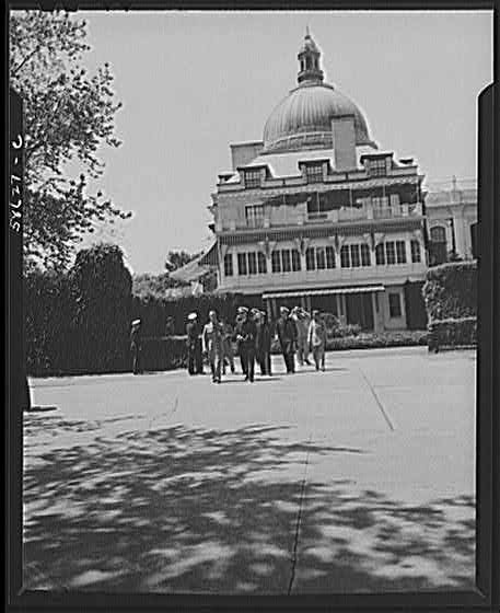 Toronto Ontario Canada 1900s Parliament Buildings Dome Group Exterior