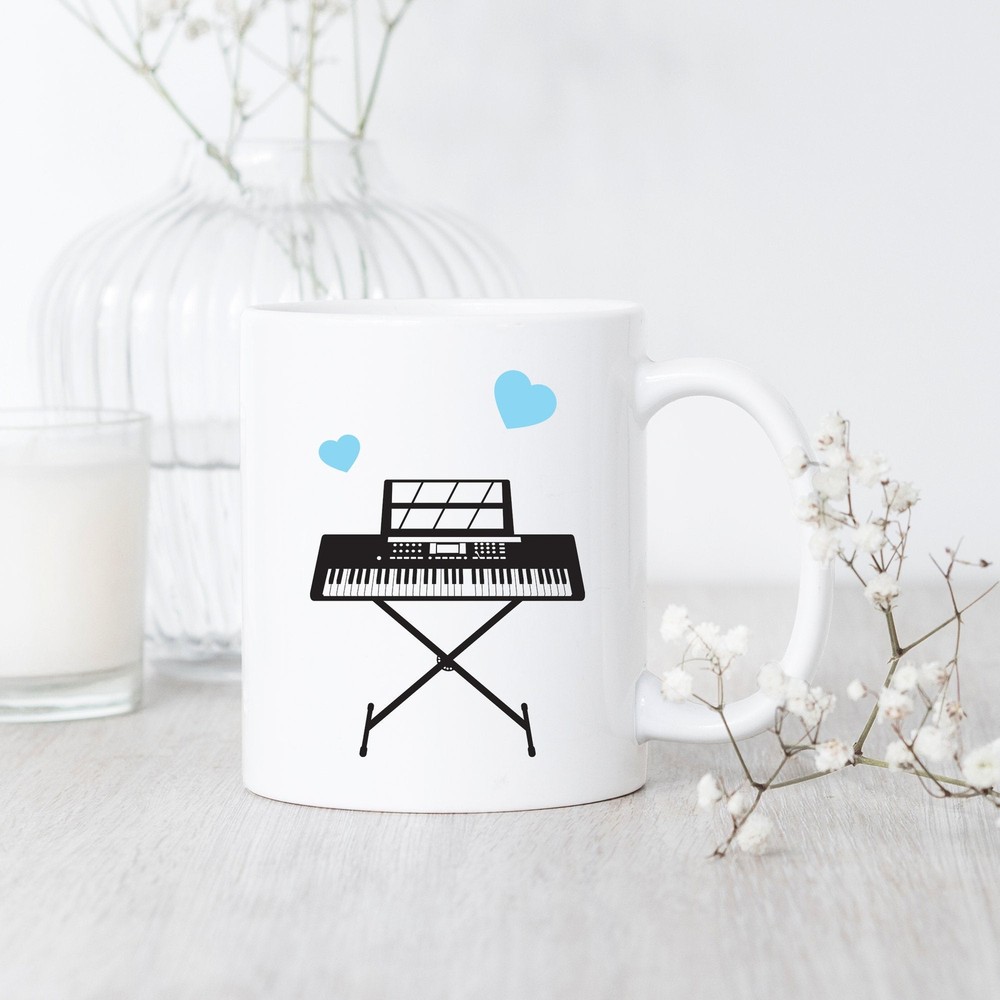Piano Love Mug for Pianists & Music Lovers - Perfect Piano Player Gift