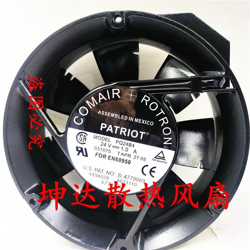 1 PCS  COMAIR ROTRON  Fan  PQ24B4  DC 24V 1.0A  172*51MM Aluminum frame fan #