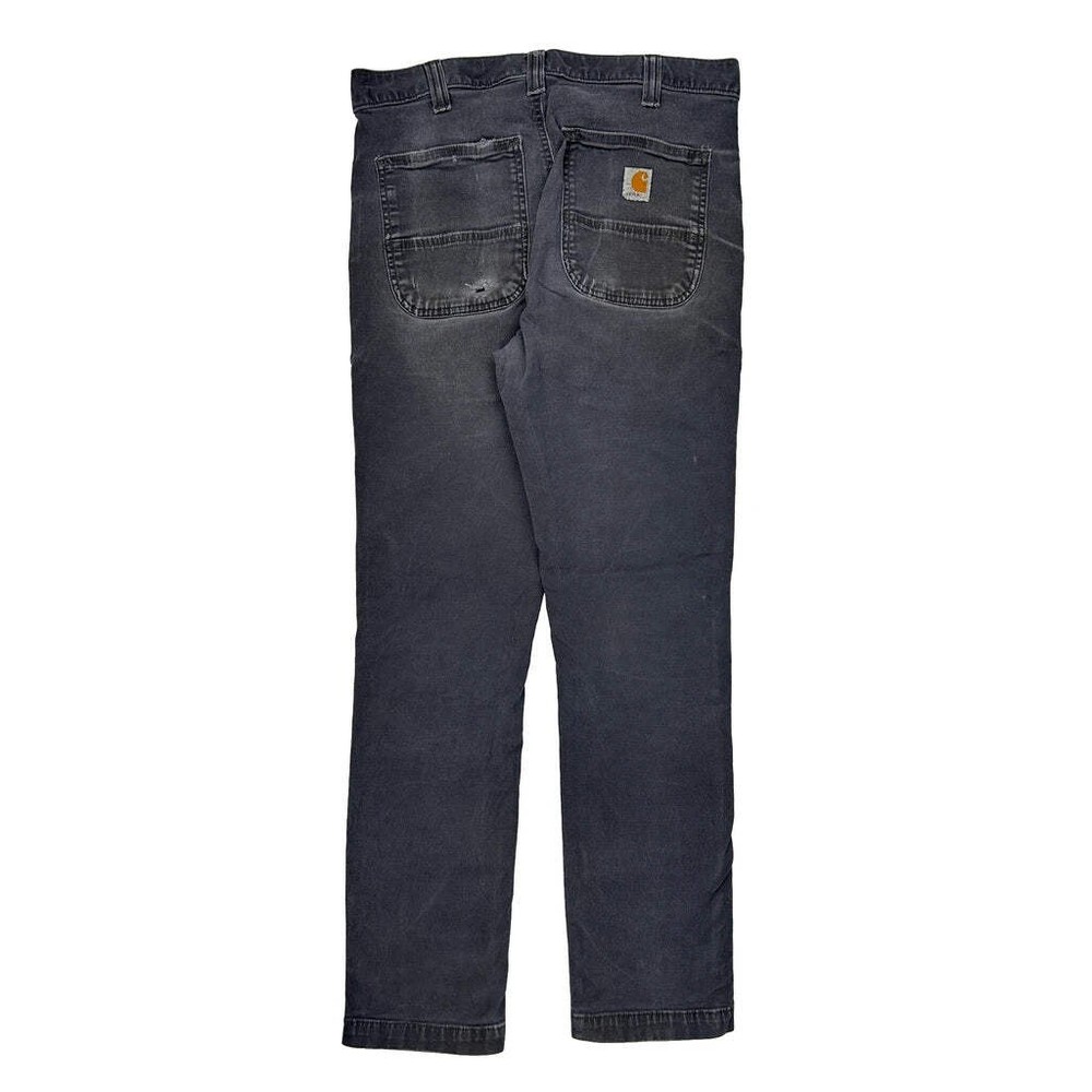 Carhartt Double Knee Cargo Pants - 32W 32L Gray Cotton