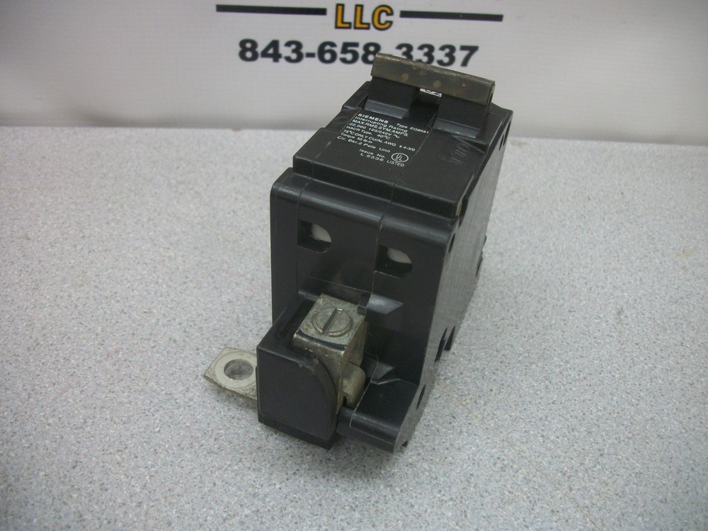 Siemens Eq8681 Circuit Breaker Mbk100A 100Amp 240Volt 2Pole