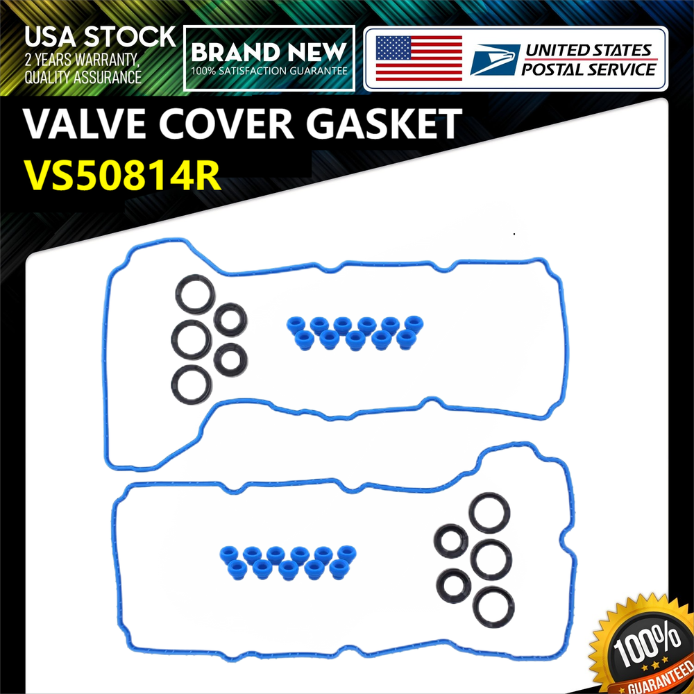Valve Cover Gasket Grommets Seals VS50814R for 2011-2017 Ford F150 3.5L 3.7L V6 DOHC Engine