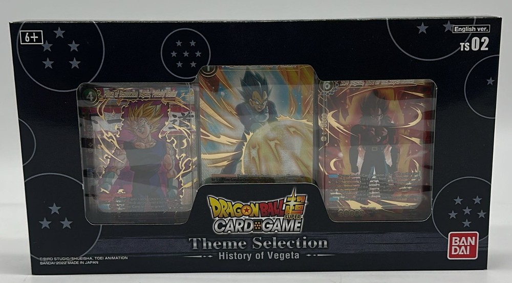 Bandai Dragon Ball Super TCG Theme Selection History of Vegeta Box SEALEDPROBSTEIN is actively accepting consignments !!