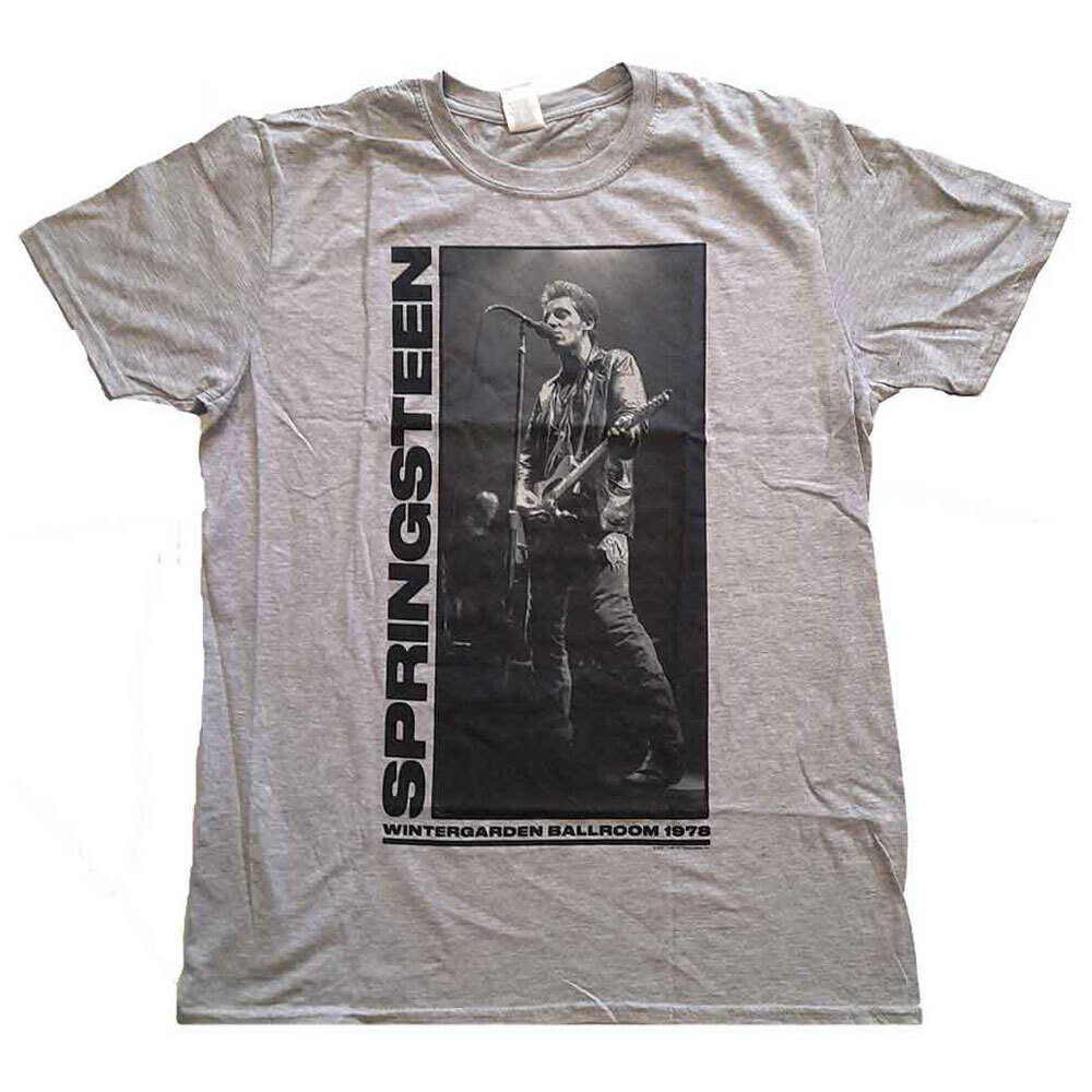 Bruce Springsteen Wintergarden Vintage Photo T-Shirt Design