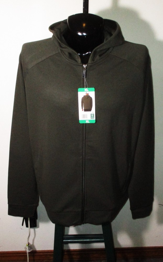 32 Degrees HEAT Green Full Zip Hooded Jacket Men's Size XL NWT