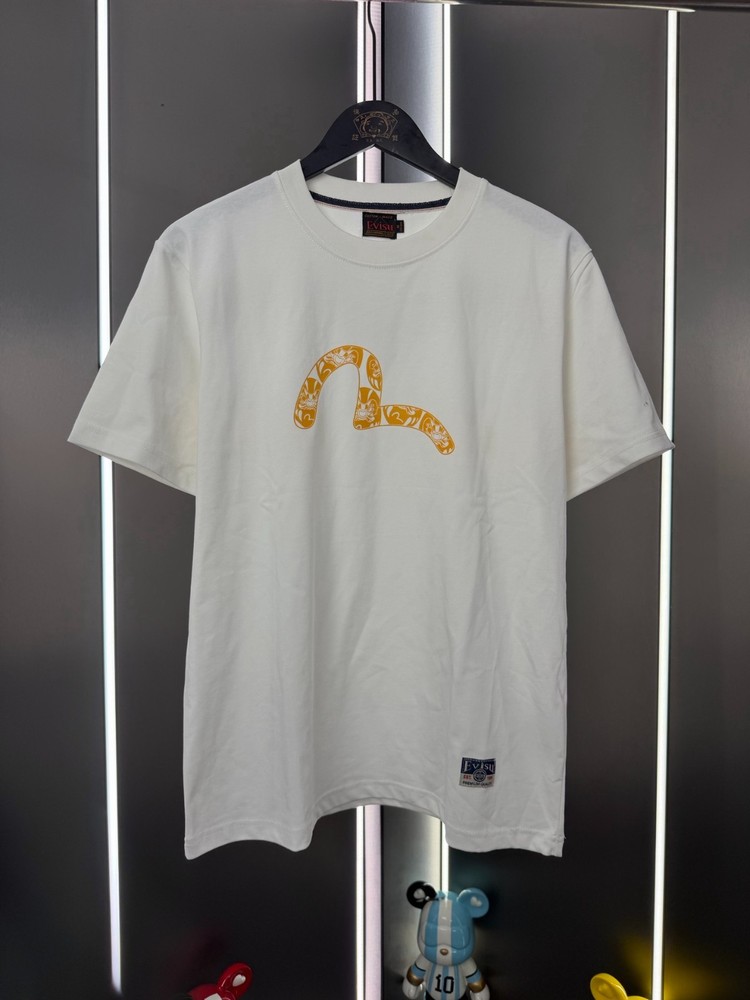 Evisu t shirt tee black/white sale S/M/L/XL/XXL
