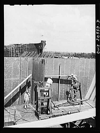 Beaumont Texas 1910s Cargo Vessel Hull Under Construction Pennsylvania Shipyard