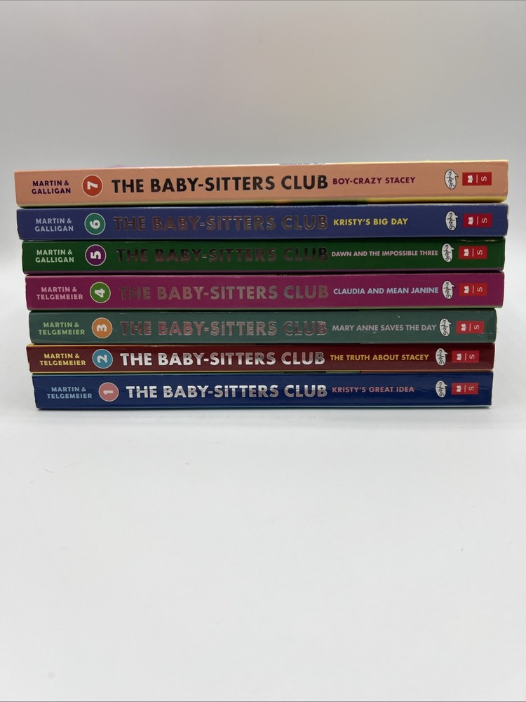 Lot of 7 THE BABY-SITTERS CLUB Graphic Novels Series 1 To 7