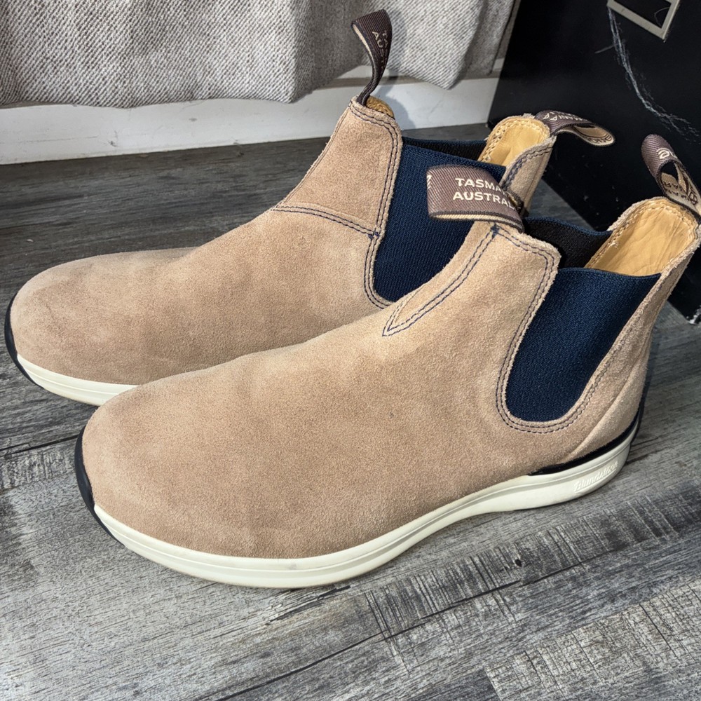 Blundstone Mens Brown Chelsea Boots Size 9 US Pull On Style