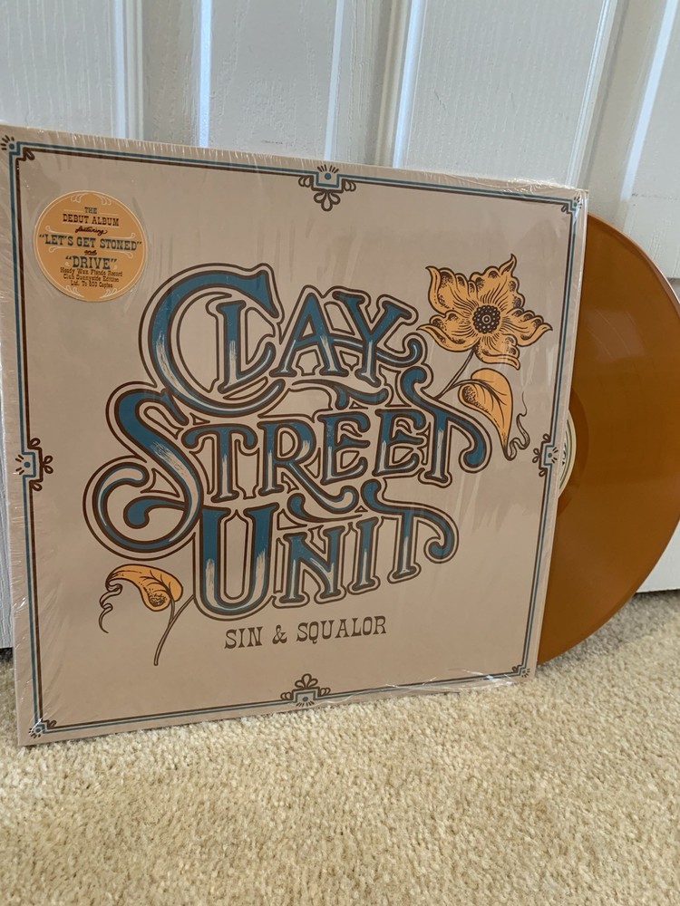 Clay Street Unit Debut – Sin & Squalor Limited Orange Vinyl - Heady Wax Fiend