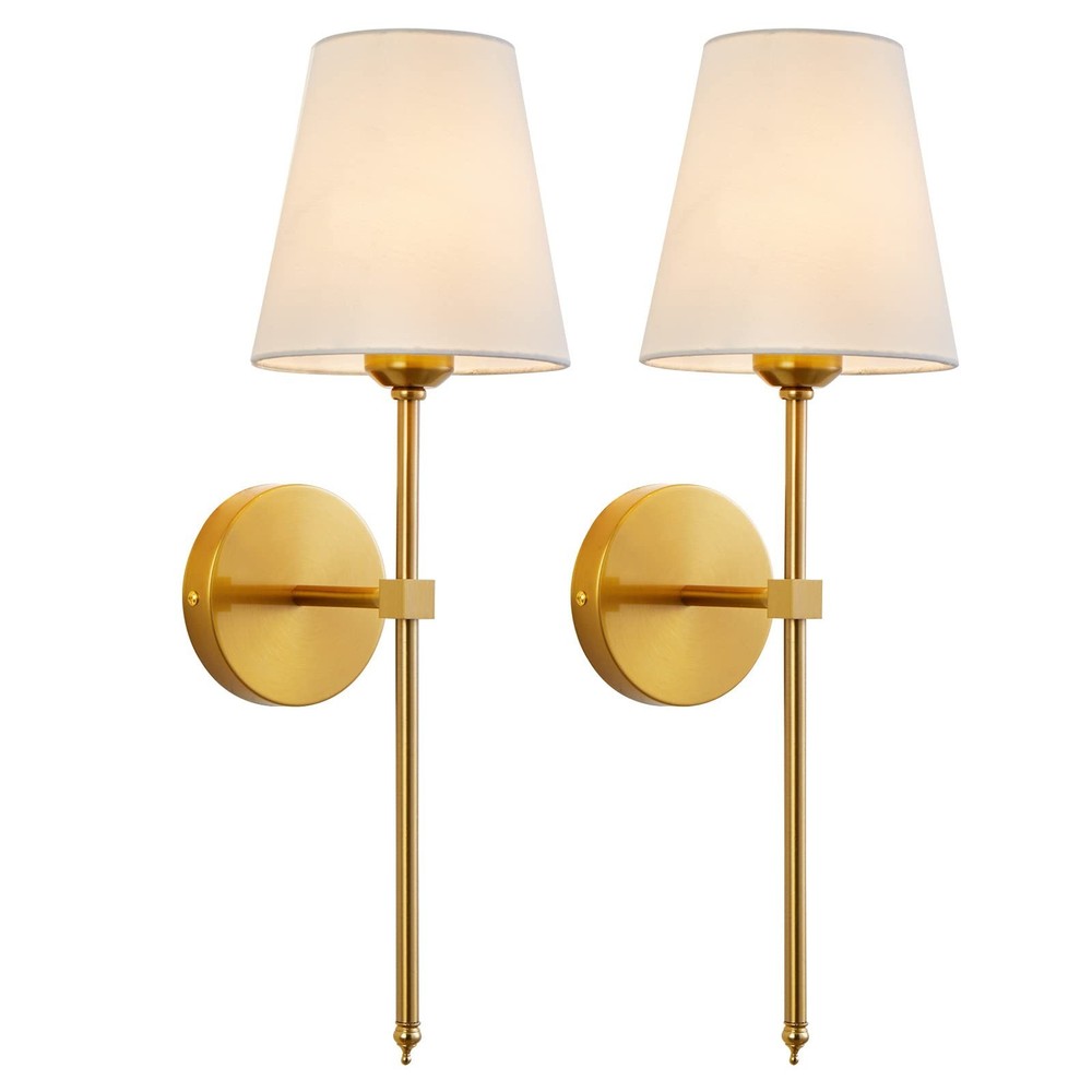 KUAUGST Wall Sconces Sets of 2, Retro Industrial Wall Lamps, Bathroom Vanity ...
