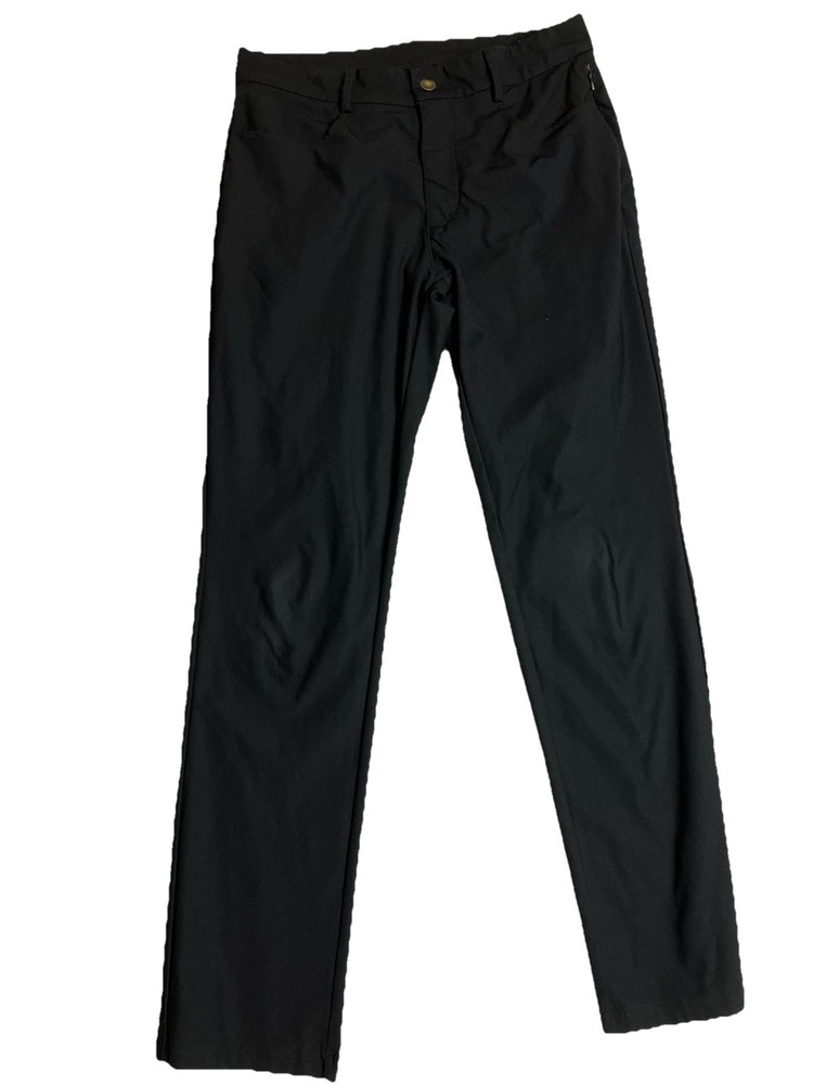 Old Navy Active Pants Mens 32x31 Slim Tech Hybrid Golf Chino Black Tag 32x32
