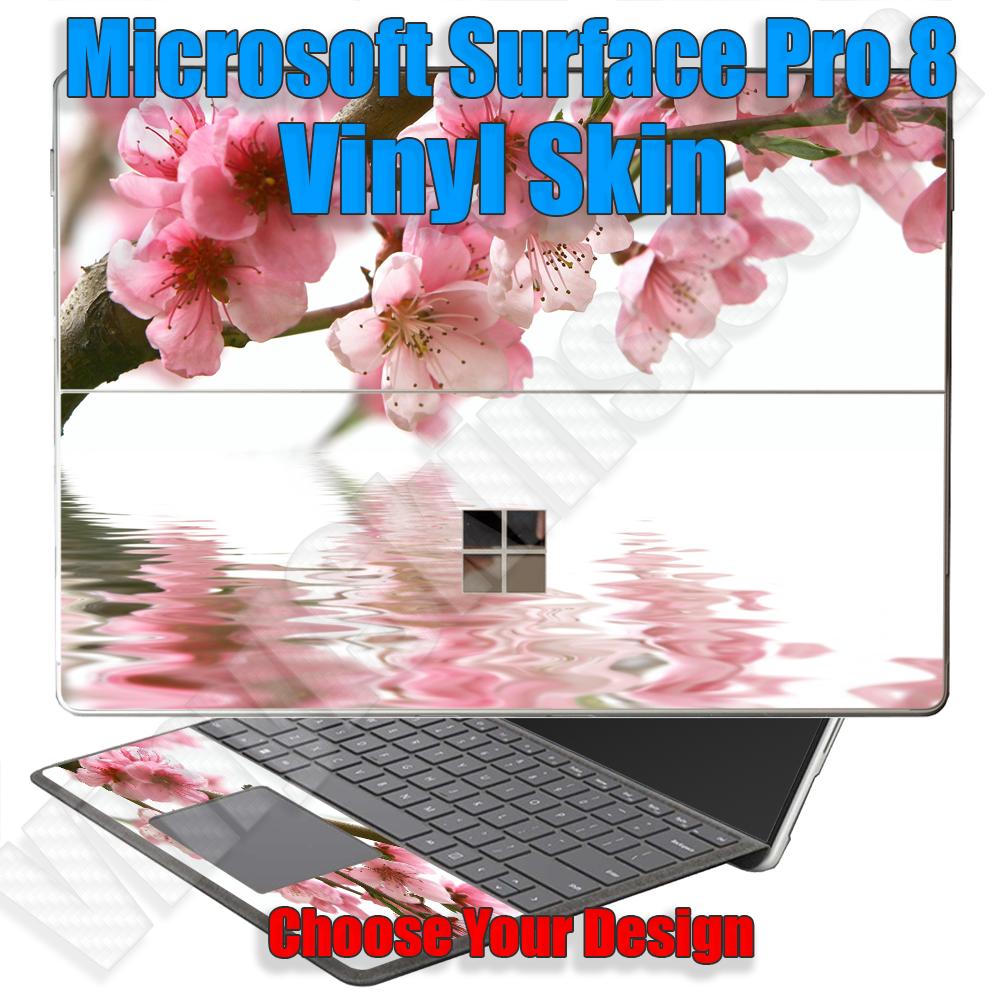 Choose Any 1 Vinyl Decal/Skin Design for Microsoft Surface Pro 8 - Free Shipping