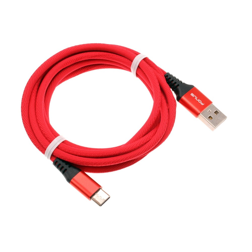 For Samsung Galaxy S25/Ultra/Plus - Red 6ft USB-C Cable Type-C Charger Cord