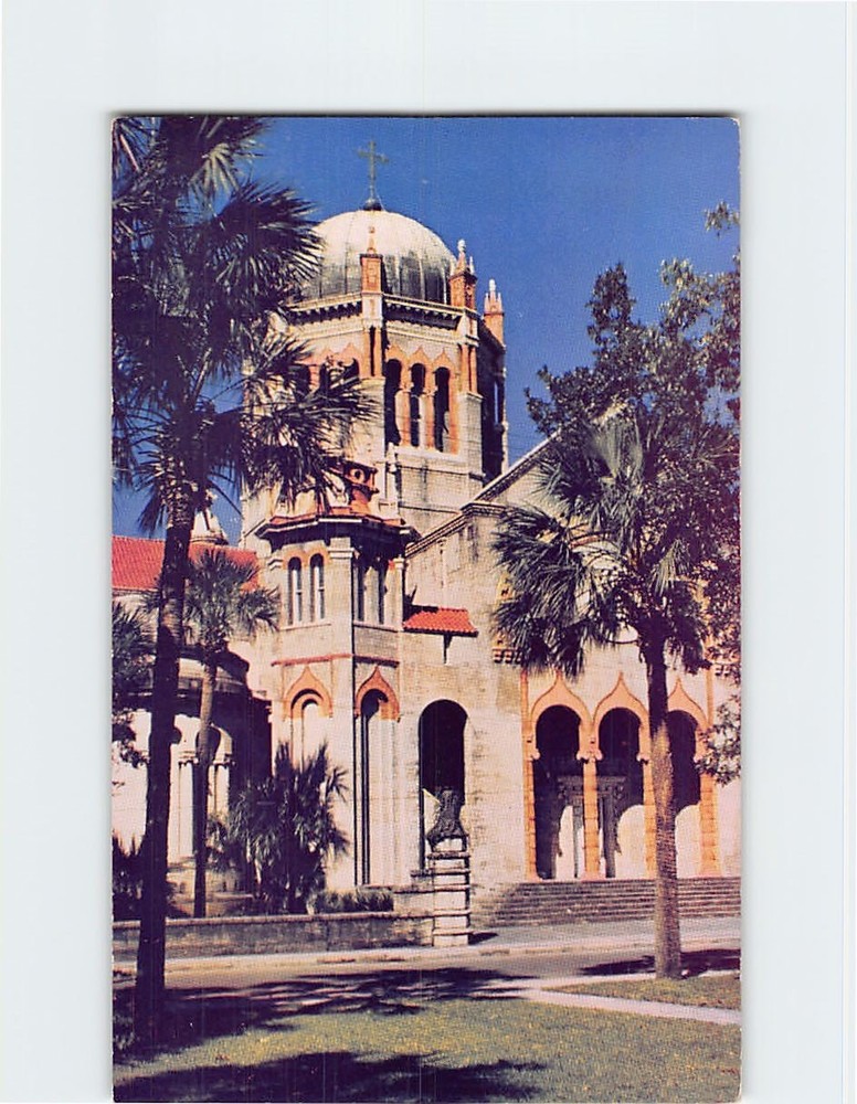 Postcard Memorial Presbyterian Church St. Augustine Florida USA