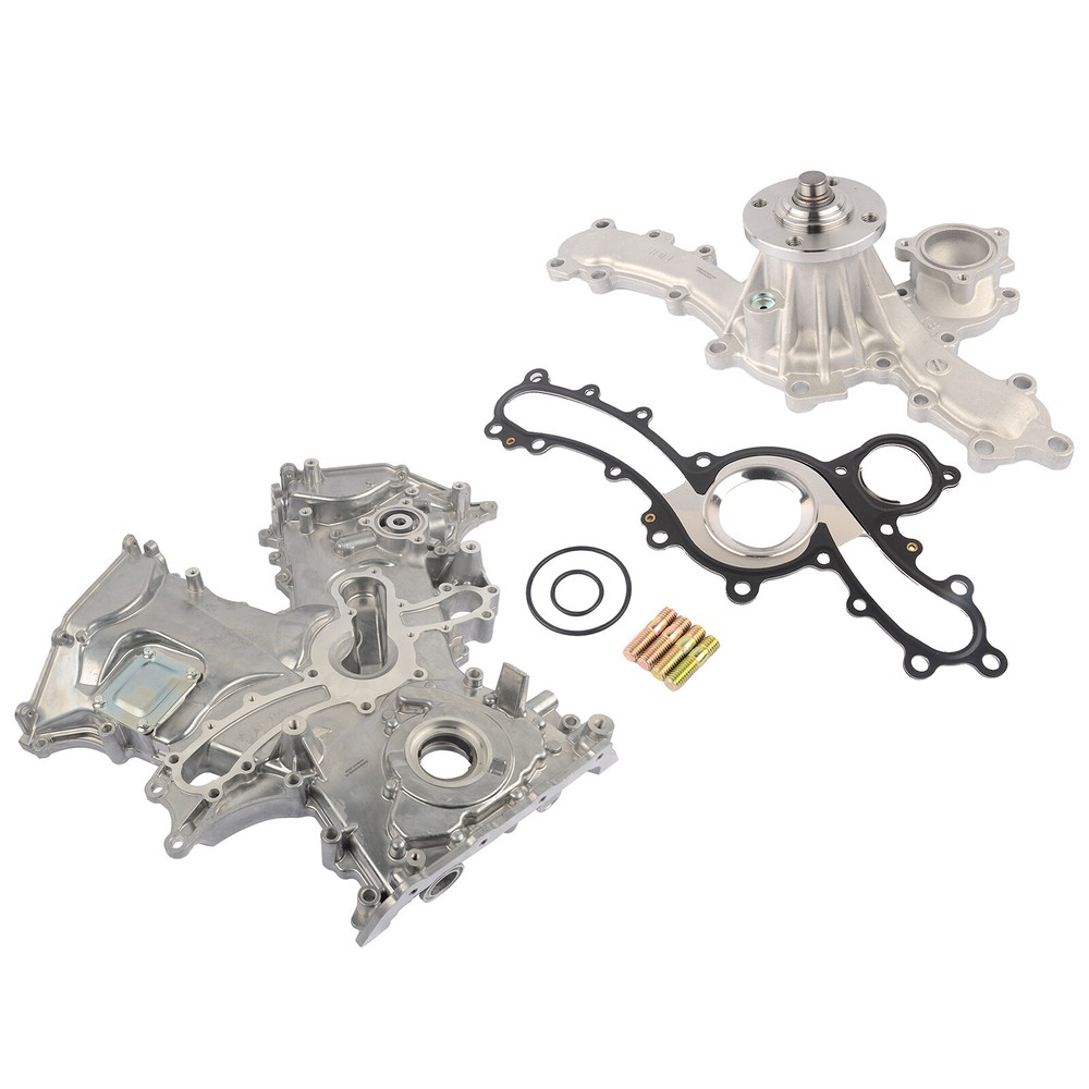 Timing Cover Water Oil Pump Kit for 2005-2015 Toyota Tacoma Tundra 4.0L V6 1GRFE Engine