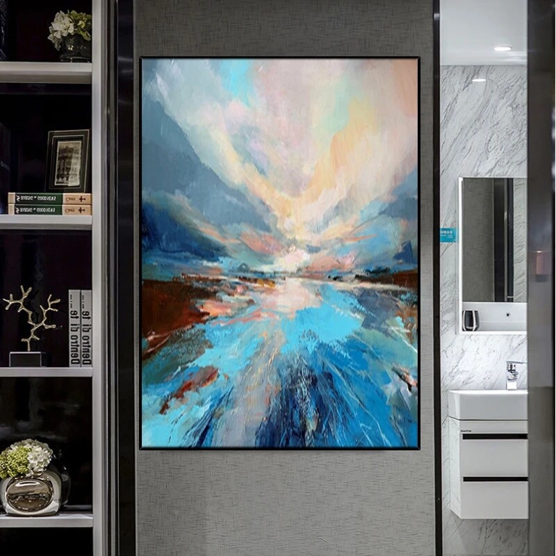 Painting Handmade Canvas Home Decor Colorful Texture Paintings Modern Artwork