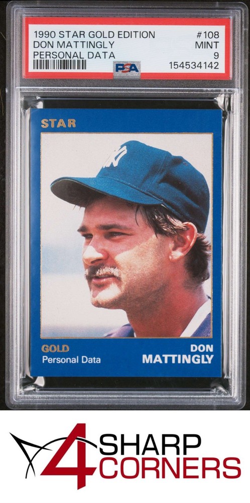 1990 Star Gold Edition #108 Don Mattingly Personal Data Pop 5 Psa 9The #1 consignment choice on eBay: 4SC! Consign now!