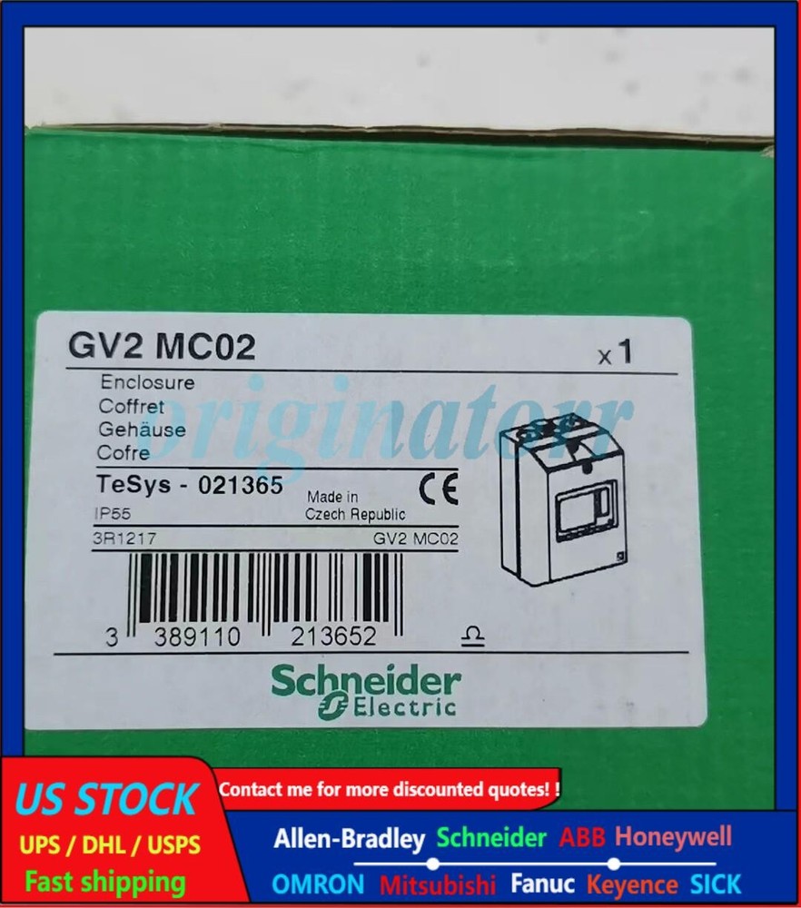 1PCS New original Schneider GV2 MC02 GV2MC02 Fast delivery US Free TAX