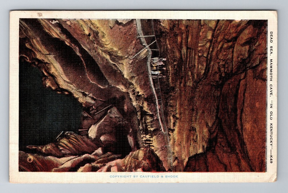 Mammoth Cave KY-Kentucky, Dead Sea, Vintage Postcard
