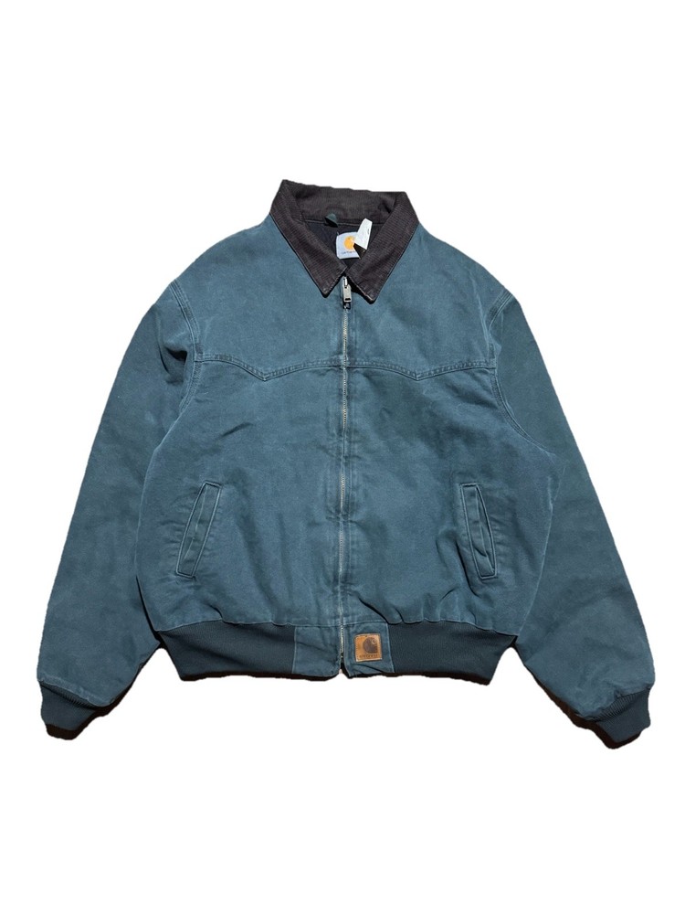 Carhartt Santa Fe Bomber Jacket Size 2xl Regular Fit Quilt Lined Full Zip J14