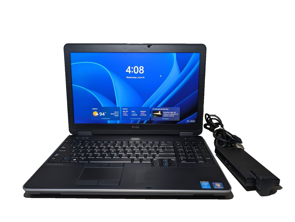 Dell Latitude E6540 | i7 4th Gen 16GB RAM 256GB SSD | FHD Windows 11 Pro | DVD