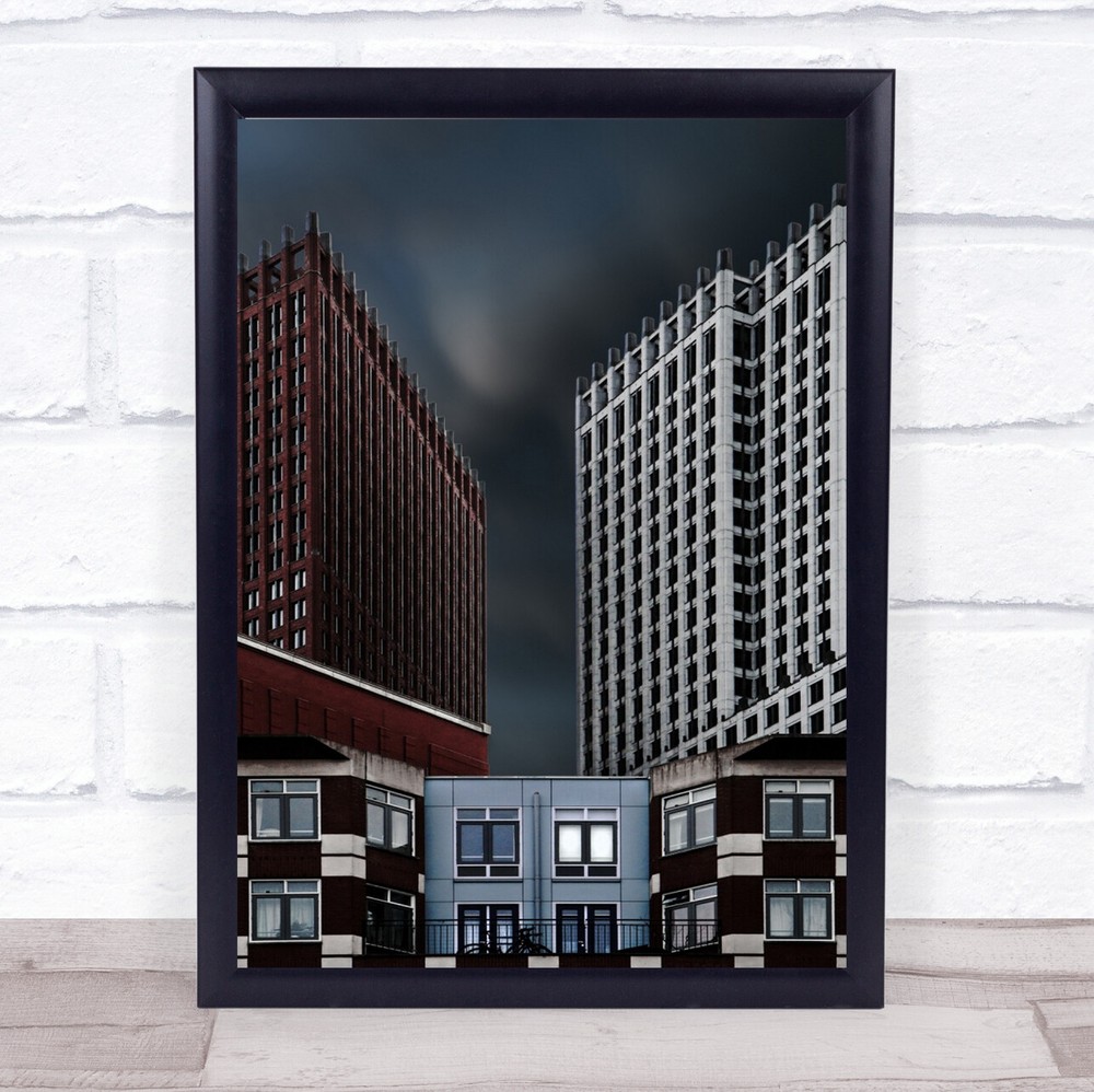 The Purple House Den Haag Ministerie Justitie Binnenlandse Zaken Wall Art Print