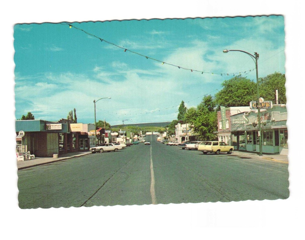 Soap Lake WA in Central Washington vintage postcard unposted