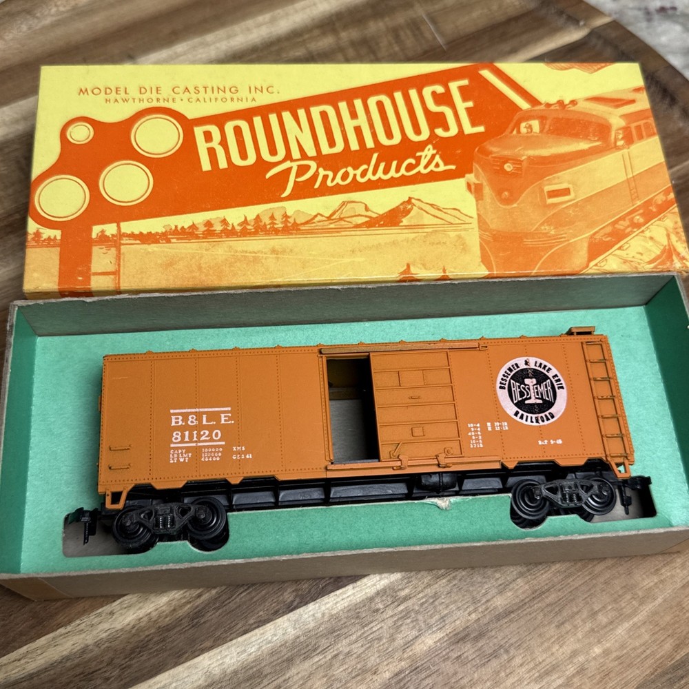 Roundhouse Products 40' Box Car Bessemer & Lake Erie (B&LE) 81120