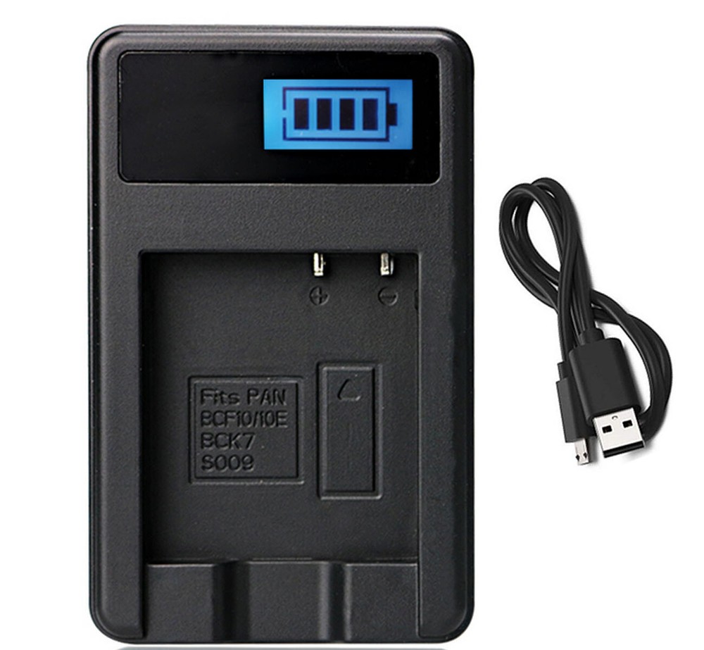 Battery Charger For Panasonic DMW-BCN10, DMW-BCN10E, DMW-BCN10PP