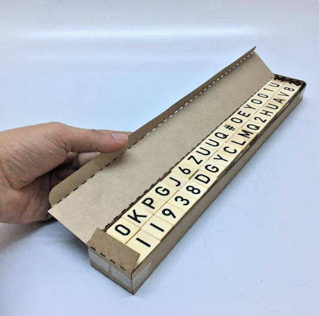 Wooden Magnetic Letter Board Set – Cafe Menu, Message Board
