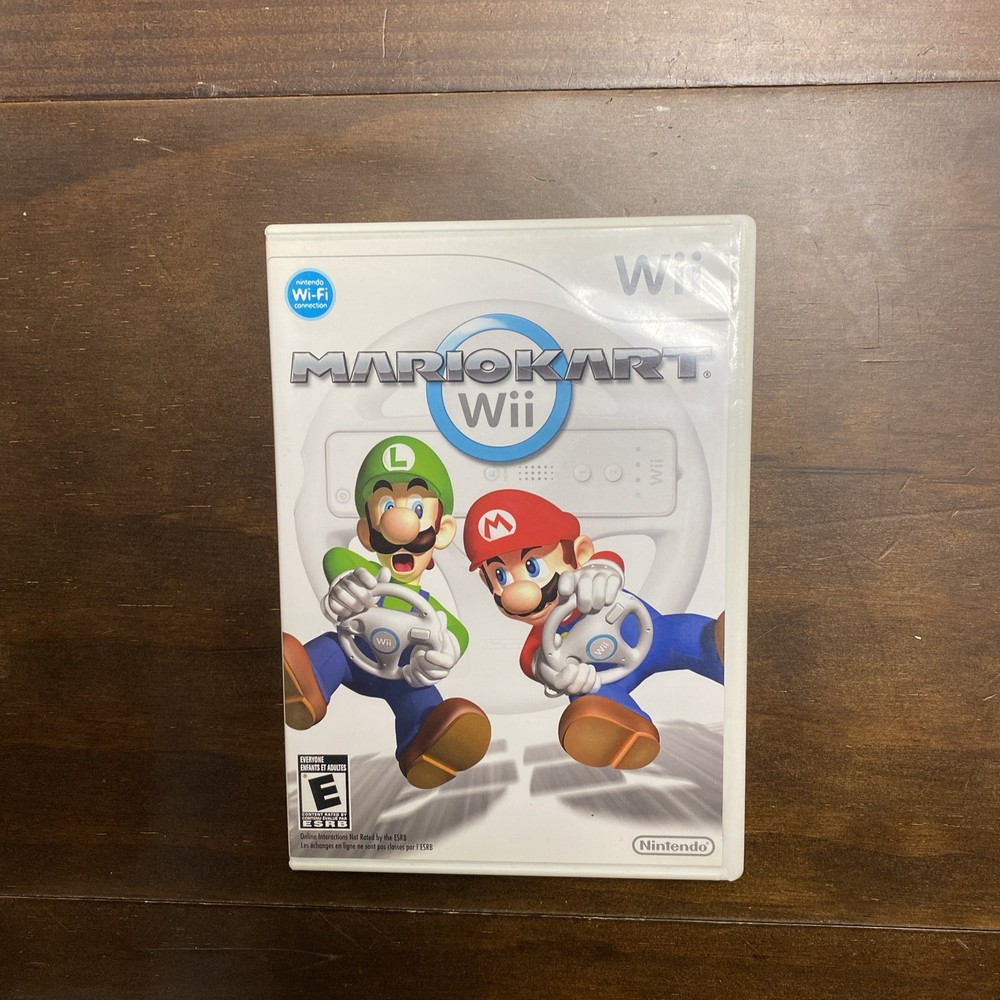 Nintendo Wii Game Mario Kart Wii Complete With Manual Racing Classic