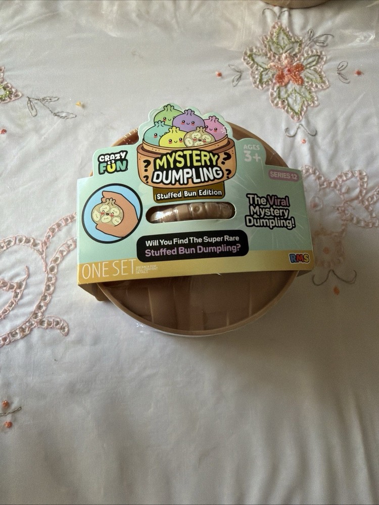 Viral Crazy Fun Original Mystery Dumpling Stuffed Bun Edition New Sealed Squishy
