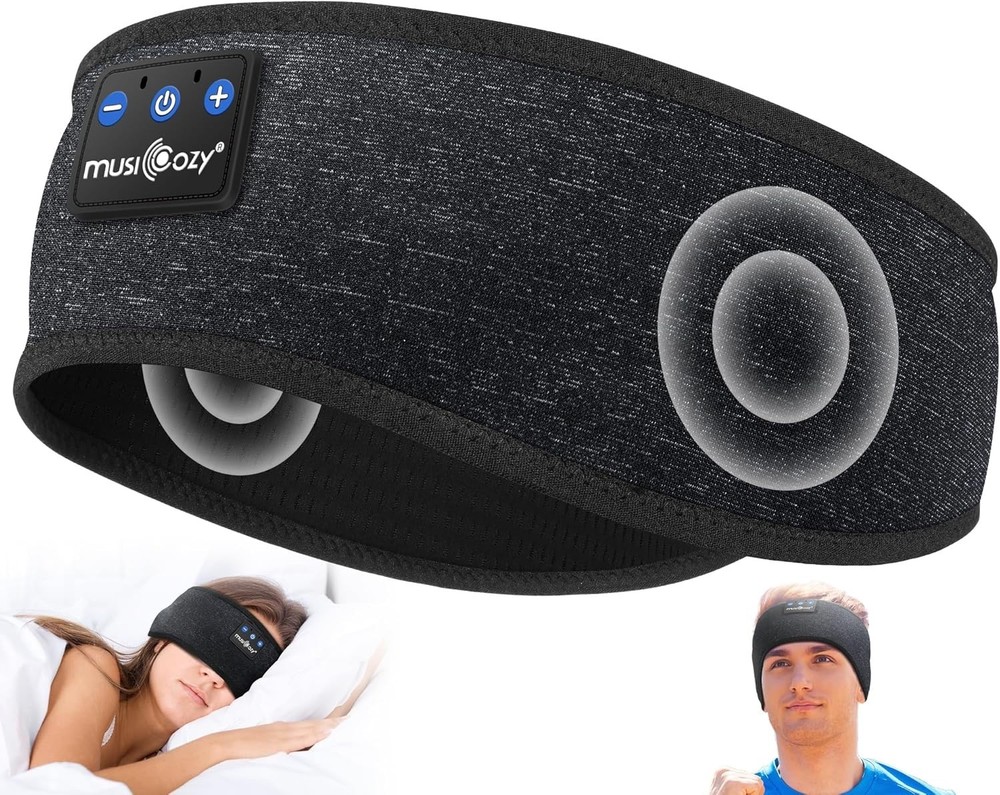 Sleep Headphones Bluetooth 5.4 Headband, Wireless Earphones Music Sleep Earbuds