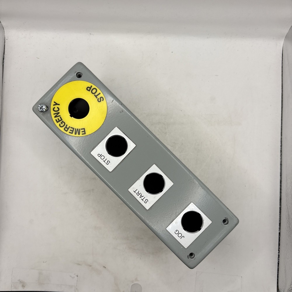 Hoffman E4PBGXM Push Button Enclosure As Is (missing 3 screws)