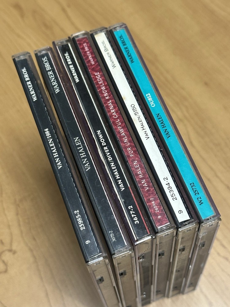 Van Halen Lot of 6 CDs 1984 Diver Down OU812 Unlawful Carnal Knowledge 5150 Rock