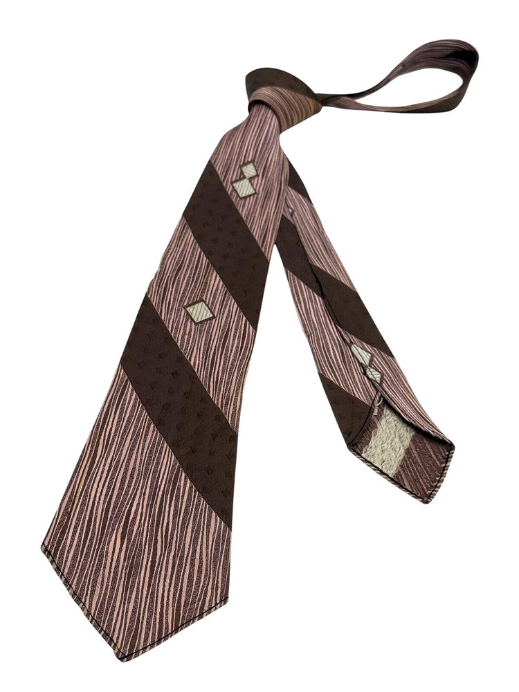 1920s Vintage Neck Ties BROCADE 1940s Necktie SLIM Swing Rockabilly Tie 54X3
