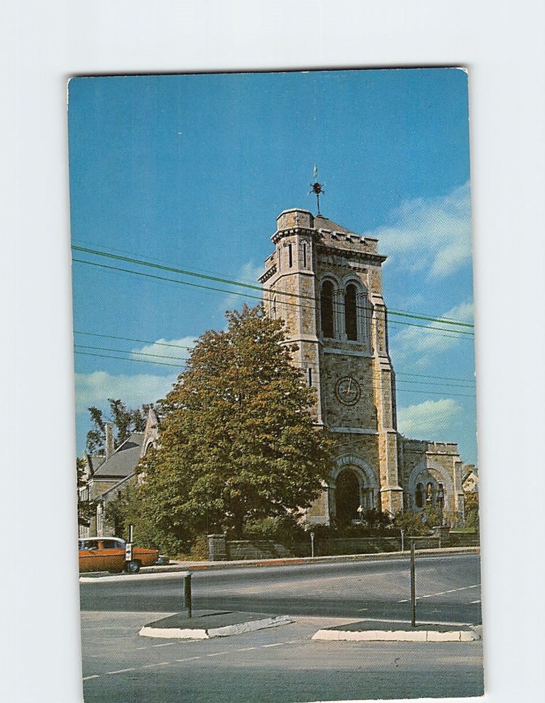 Postcard Village Congregational Church Whitinsville Massachusetts