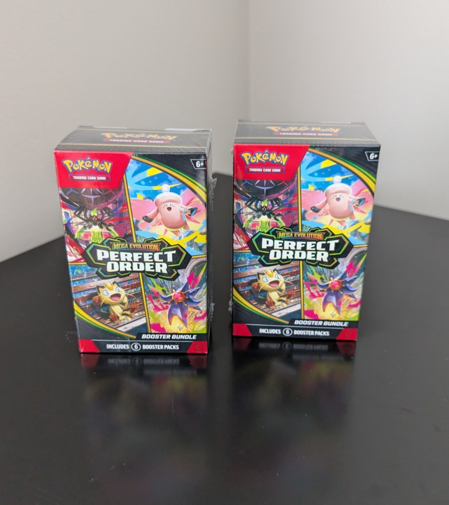 Pokemon TCG ME03 Perfect Order Booster Bundle Sealed Set of 2 - SEALED